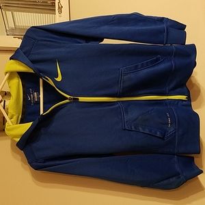 Youth Nike Boys Zip Up Hoodie, Size Large